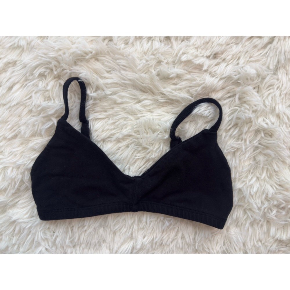 Mate The Label | Comfort Triangle Bralette | Jet Black | XS